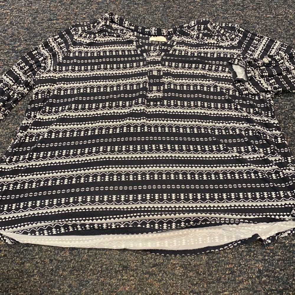 Kate & Sam Aztec Top sz. 3X